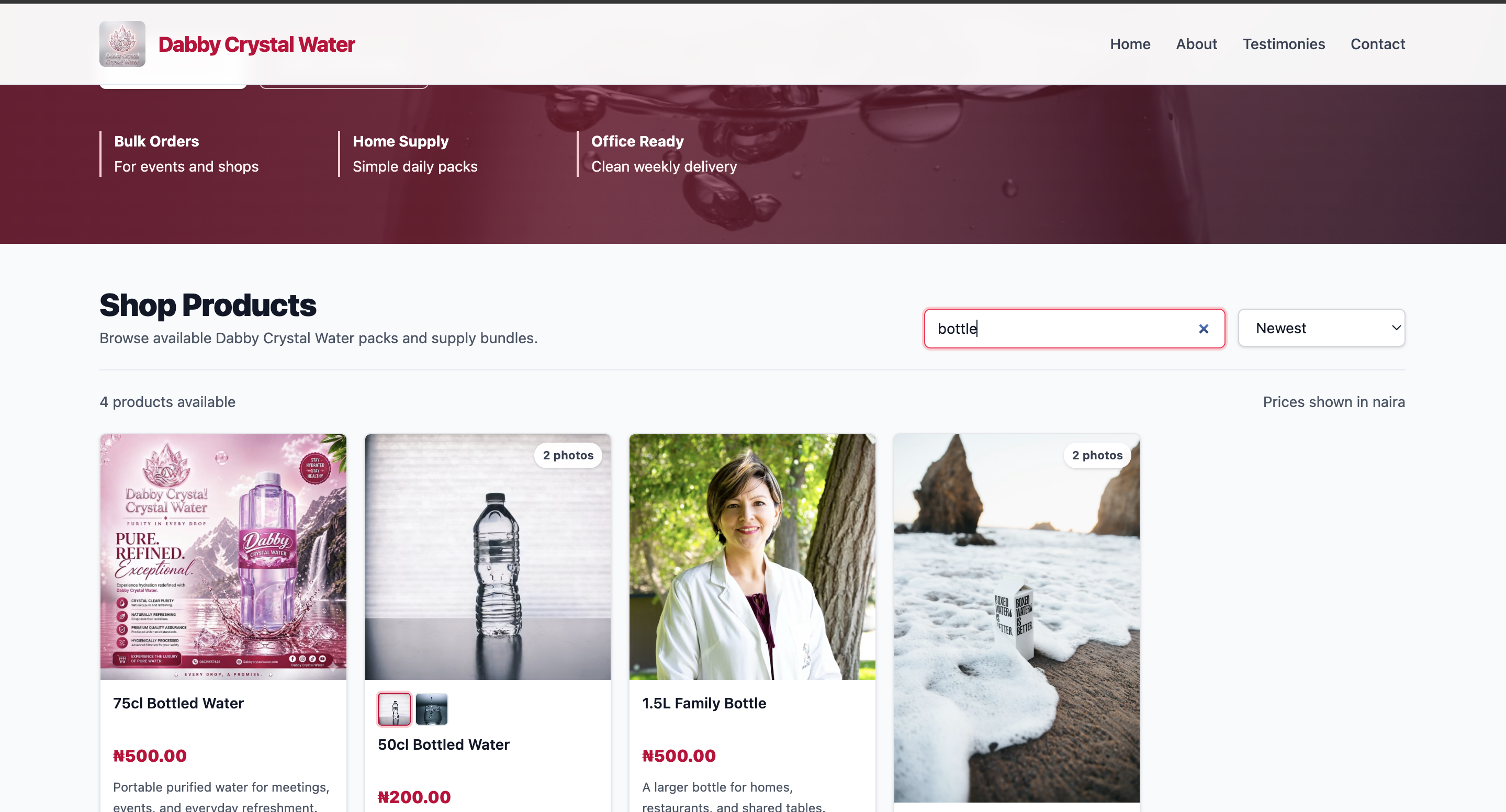 Search and Filter